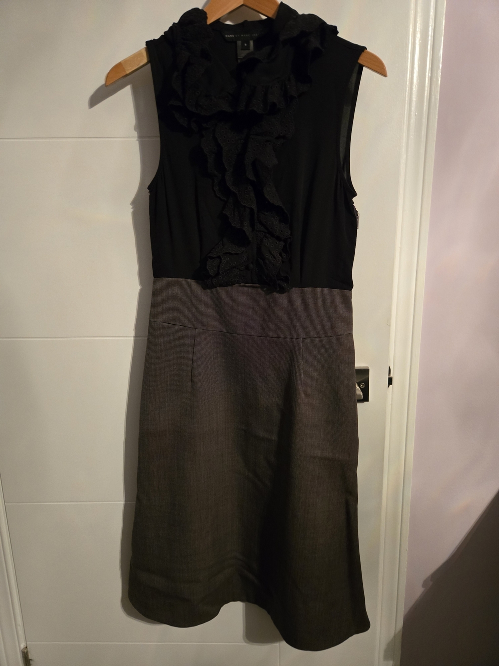 Marc by Marc Jacobs Two Tone Sleeveless Shirt Dress